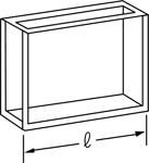 Show details for 50 MM RECTANGULAR CELL. Picture of 50 MM RECTANGULAR CELL.
