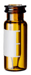Zeige Details für 0.3 ml vial with integrated bottom-bonded micro-insert, 11 mm crimp neck with label and filling lines Bild von 0.3 ml vial with integrated bottom-bonded micro-insert, 11 mm crimp neck with label and filling lines