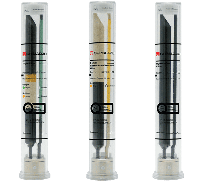 SH Gas Filter - Bundle of 3 / Compr. Air - Shimadzu Webshop