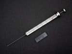 Bild von Syringe; 25 µl; gas tight; fixed needle; 23G; 50 mm needle length; cone tip