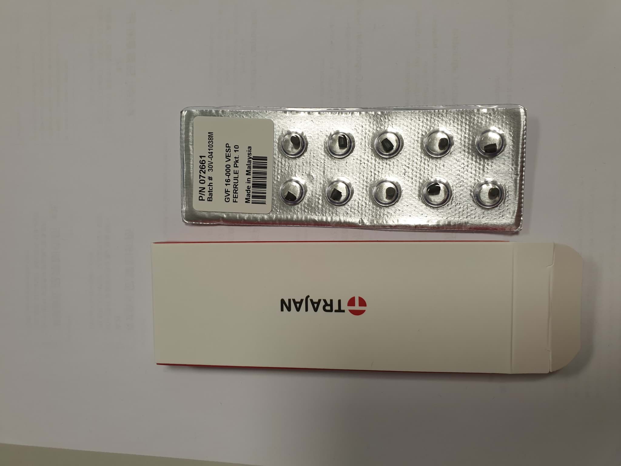 Bild von GVF16-000 Vespel Ferrule 10 pcs