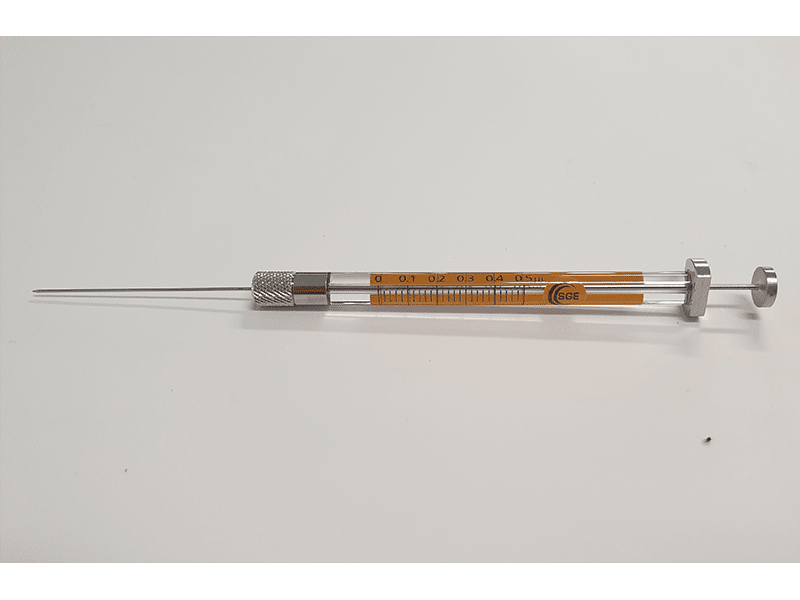 Bild von Syringe; 0.5 µl; removable needle; 23G; 42 mm needle length; cone tip