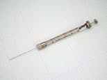 Bild von Syringe; 250 µl; 25F; removable needle; 50 mm needle length; beveled tip