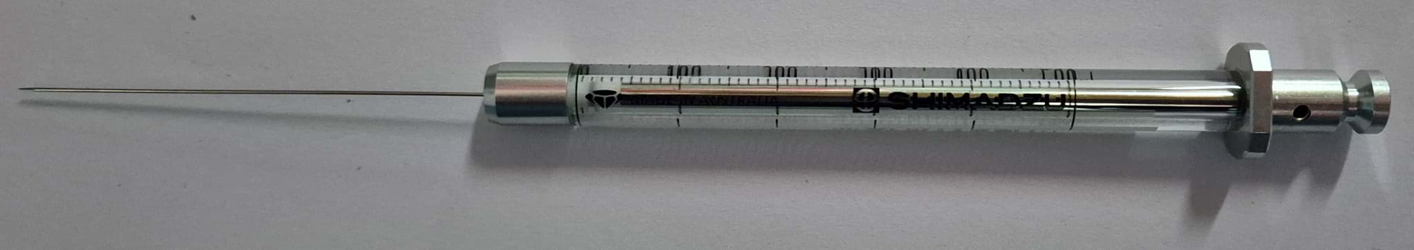 Bild von Syringe; 500 µl; gas tight; fixed needle; 26G; 57mm needle length;cone tip