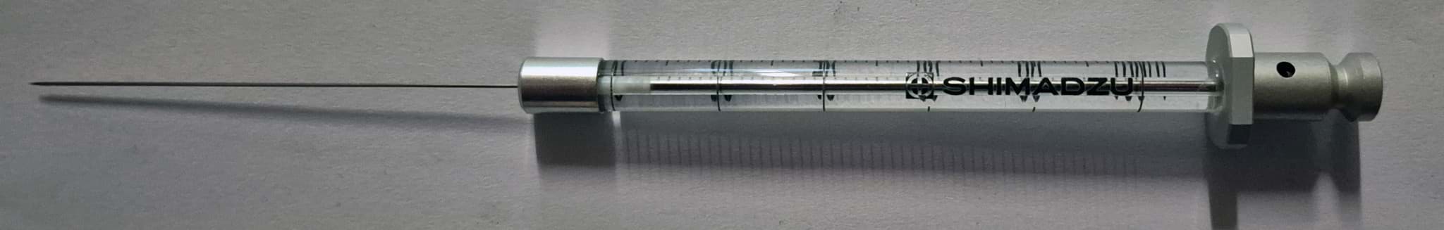 Bild von Syringe; 100 µl; gas tight; fixed needle; 26G; 57mm needle length;cone tip